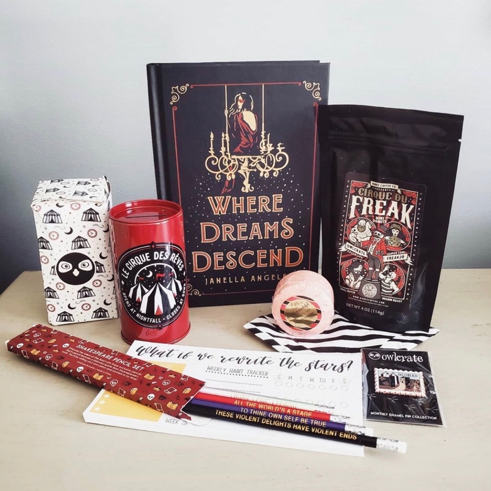 OwlCrate June 2019 “All the Worlds a Stage” Box